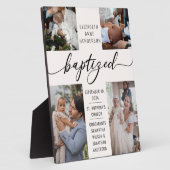 バプテスマ写真コラージュ洗礼記念 フォトプラーク (側面)