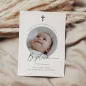 バプテスマ写真サンキューカード サンキューカード