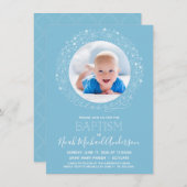 バプテスマ写真招待状,賛美宗教コレクション 招待状 (正面/裏面)