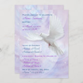 バプテスマ宗教共産主義の確認鳩 招待状 (正面/裏面)