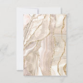 バプテスマ感謝していスはピンクの聖十字架をベージュ 招待状 (裏面)