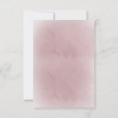 バプテスマ感謝していスは水の色バラ 招待状 (裏面)