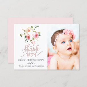 バプテスマ感謝していス・ユー・ガール 招待状