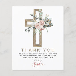 バプテスマ感謝ほこりっぽいピンクのローズクリスチャン