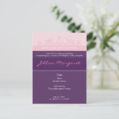 バプテスマ招待状エレガント:: 2 インビテーションポストカード (スタンド正面)