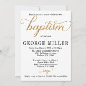 バプテスマ招待状招待状 招待状 (正面)
