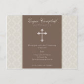 バプテスマ招待状:：ああ、とても美しい1 インビテーションポストカード (正面)