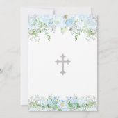 バプテスマ招待状、《キリスト教》洗礼式や命名式、献身 招待状 (裏面)