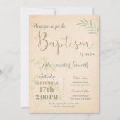 バプテスマ招待状 招待状 (正面)