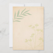 バプテスマ招待状 招待状 (裏面)