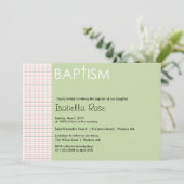 バプテスマ招待状 招待状 (スタンド正面)