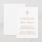 バプテスマ招待状 招待状 (正面/裏面)