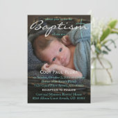 バプテスマ招待状 招待状 (スタンド正面)