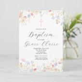 バプテスマ招待状、確認招待状 招待状 (スタンド正面)