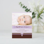 バプテスマ招待状:: pure 1 インビテーションポストカード (スタンド正面)