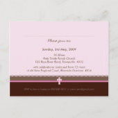 バプテスマ招待状:: pure 2 インビテーションポストカード (裏面)