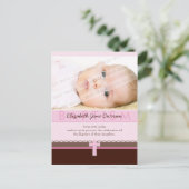 バプテスマ招待状:: pure 2 インビテーションポストカード (スタンド正面)