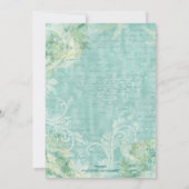 バプテスマ教信奉者確認鳩 招待状 (裏面)