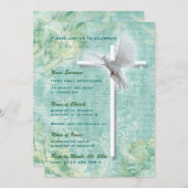 バプテスマ教信奉者確認鳩 招待状 (正面/裏面)