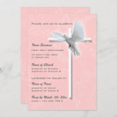 バプテスマ教信奉者確認鳩 招待状 (正面/裏面)