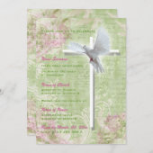 バプテスマ教信奉者確認鳩 招待状 (正面/裏面)