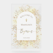 バプテスマ歓迎 アクリルサイン (正面)