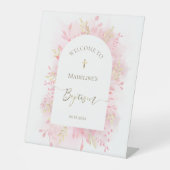 バプテスマ歓迎 台座サイン (正面)