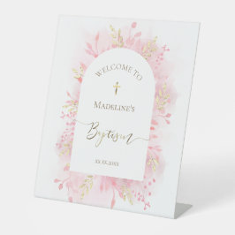 バプテスマ歓迎 台座サイン