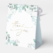 バプテスマ水彩小さな青い花好き箱 フェイバーボックス (裏面サイド)