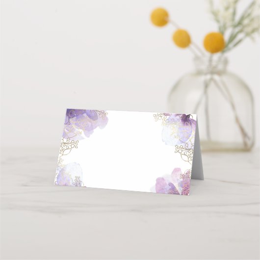 バプテスマ水彩花 プレイスカード (正面)