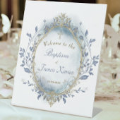 バプテスマ男の赤ちゃんウェルカムサイン 台座サイン