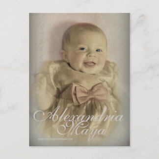 バプテスマ発表2 インビテーションポストカード