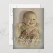 バプテスマ発表2 インビテーションポストカード (正面/裏面)