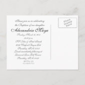 バプテスマ発表2 インビテーションポストカード (裏面)