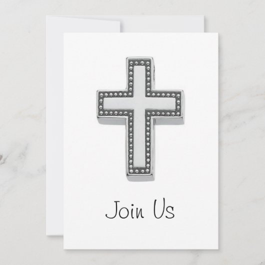 バプテスマ発表/招待状 招待状 (正面)