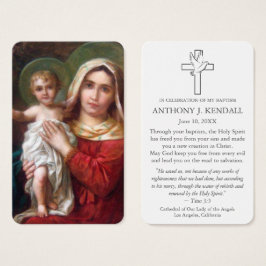 バプテスマ祈りの言葉 |マドンナと子