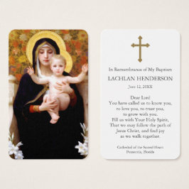 バプテスマ祈りの言葉 |リリーのマドンナ