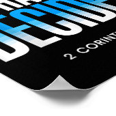 バプテスマ私はバプテスマを決めた ポスター (角)