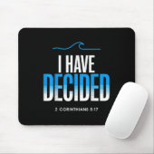 バプテスマ私はバプテスマを決めた マウスパッド (マウス)