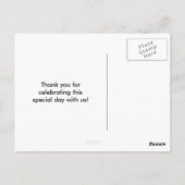 バプテスマ第一聖体確認ありがとう ポストカード (裏面)