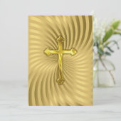 バプテスマ第1共産主義金ゴールド 招待状 (スタンド正面)