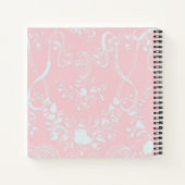 バプテスマ素晴らしースピックスレースパーソナライズされた ノートブック (裏面)