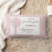 バプテスマ素晴らしースピックスレースパーソナライズされた ランバークッション (ブランケット)