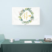 バプテスマ背景装飾ガールボーイゴッドブレス 横断幕 (トレードショー)