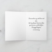 バプテスマ記念日 カード (内部)