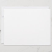 バプテスマ証明書，ベビー献身 (裏面)