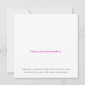 バプテスマ賛美スサンキューフラットカード カード (裏面)