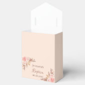 バプテスマ赤面ピンクフローラパンパスグラスバラ金ゴールド フェイバーボックス (オープン)