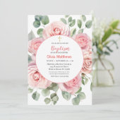 バプテスマ金ゴールドクロスピンクローゼガールズ 招待状 (スタンド正面)