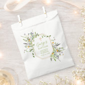 バプテスマ金ゴールドクロスワイルドフラワー好意バッグ フェイバーバッグ (クリップ留めされた状態)